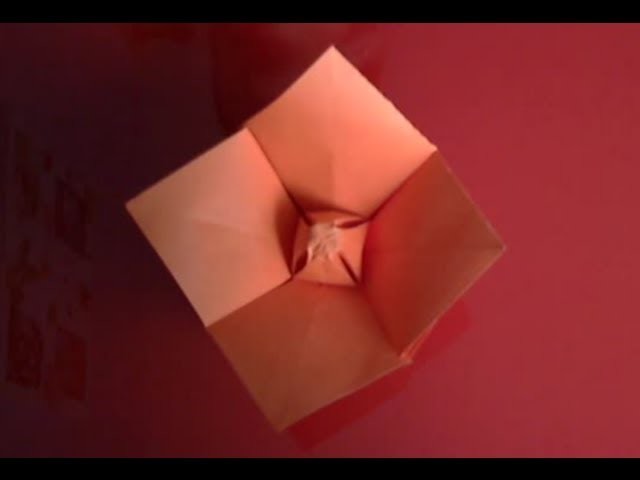 Origami Fleur de pavot facile à réaliser