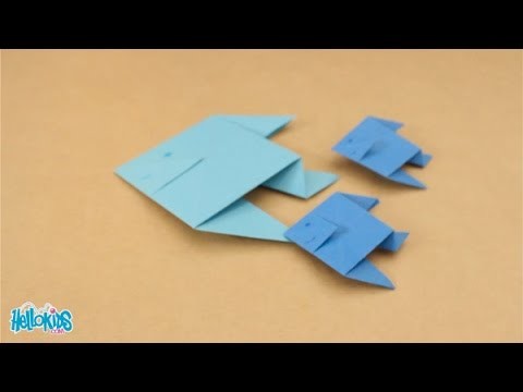Origami de poisson (Hellokids)