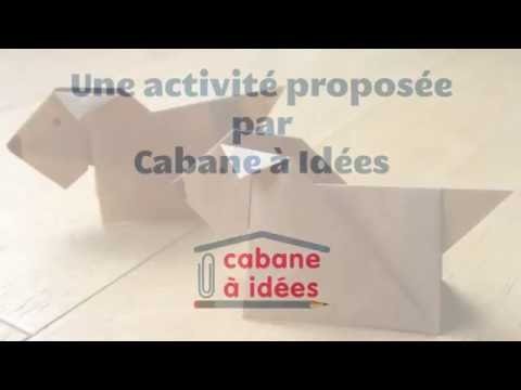 DIY origami facile de chien