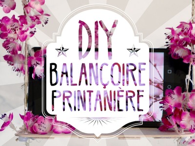 Tuto DIY : une mini balançoire printanière. socle smartphone