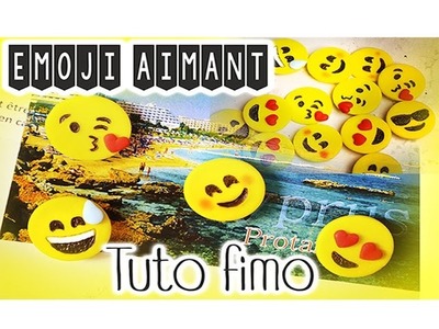 TUTO FIMO : Emoji DIY polymere