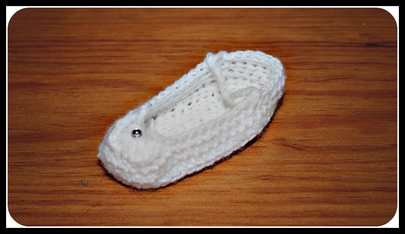 Soulier bébé partie B #crochet facile #7