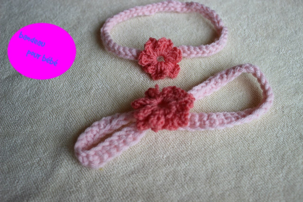 Tuto crochet bandeau bébé #crochet débutant #4