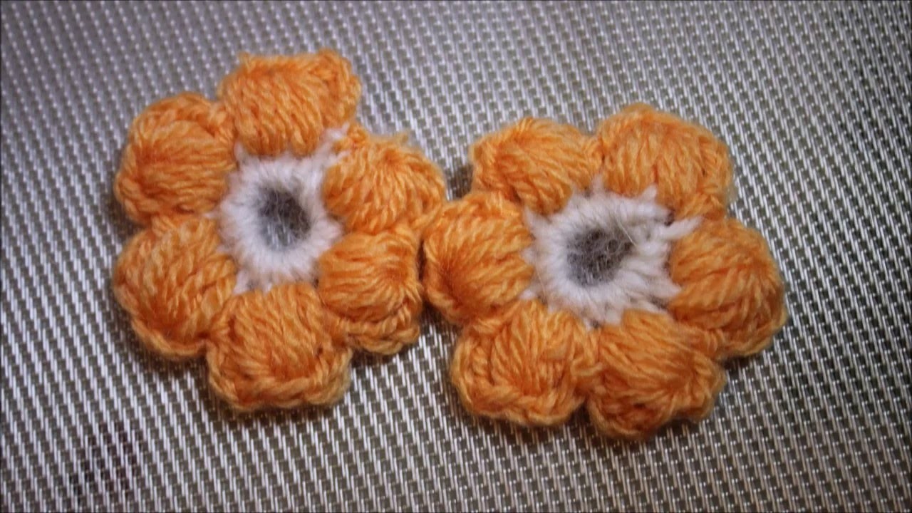 Tuto crochet fleur grappe pour débutant #crochet #2