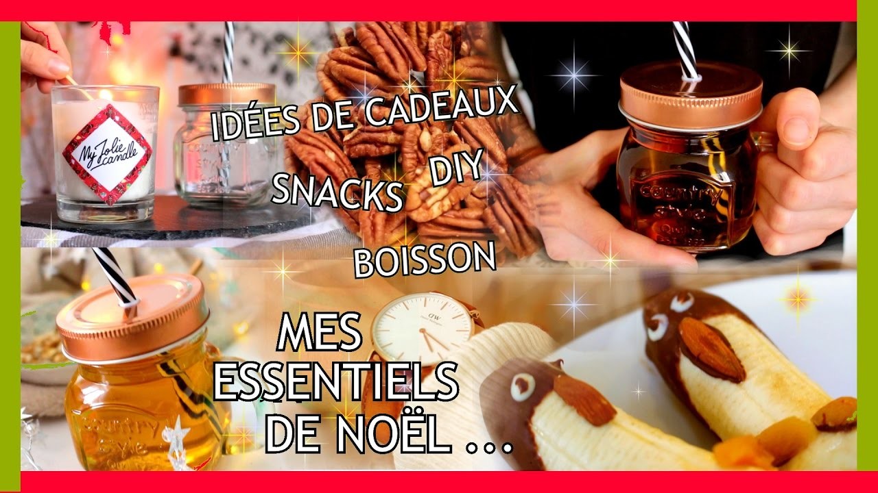 NOËL 2016 | Idées de cadeaux, Boisson, Snacks, DIY, Essentiels.  [Français] - Claire