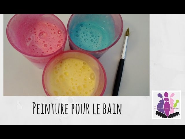 [DIY] Peinture pour le bain pour les petits - Se salir proprement !