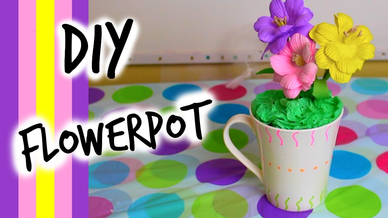 DIY room decor : flowerpot - |Français|