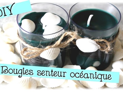 { DIY }  Bougies bicolore senteur océanique