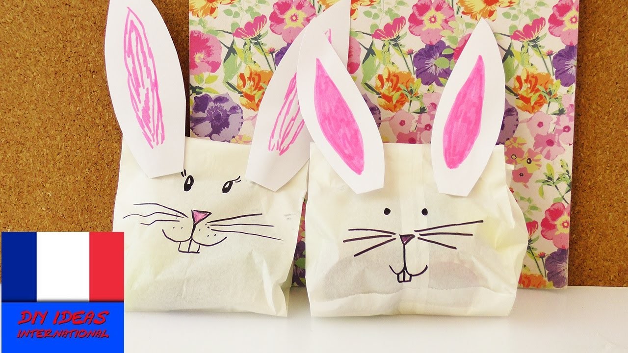 DIY Emballage en forme de petit lapin | Pour les enfants ou pour sa meilleure amie