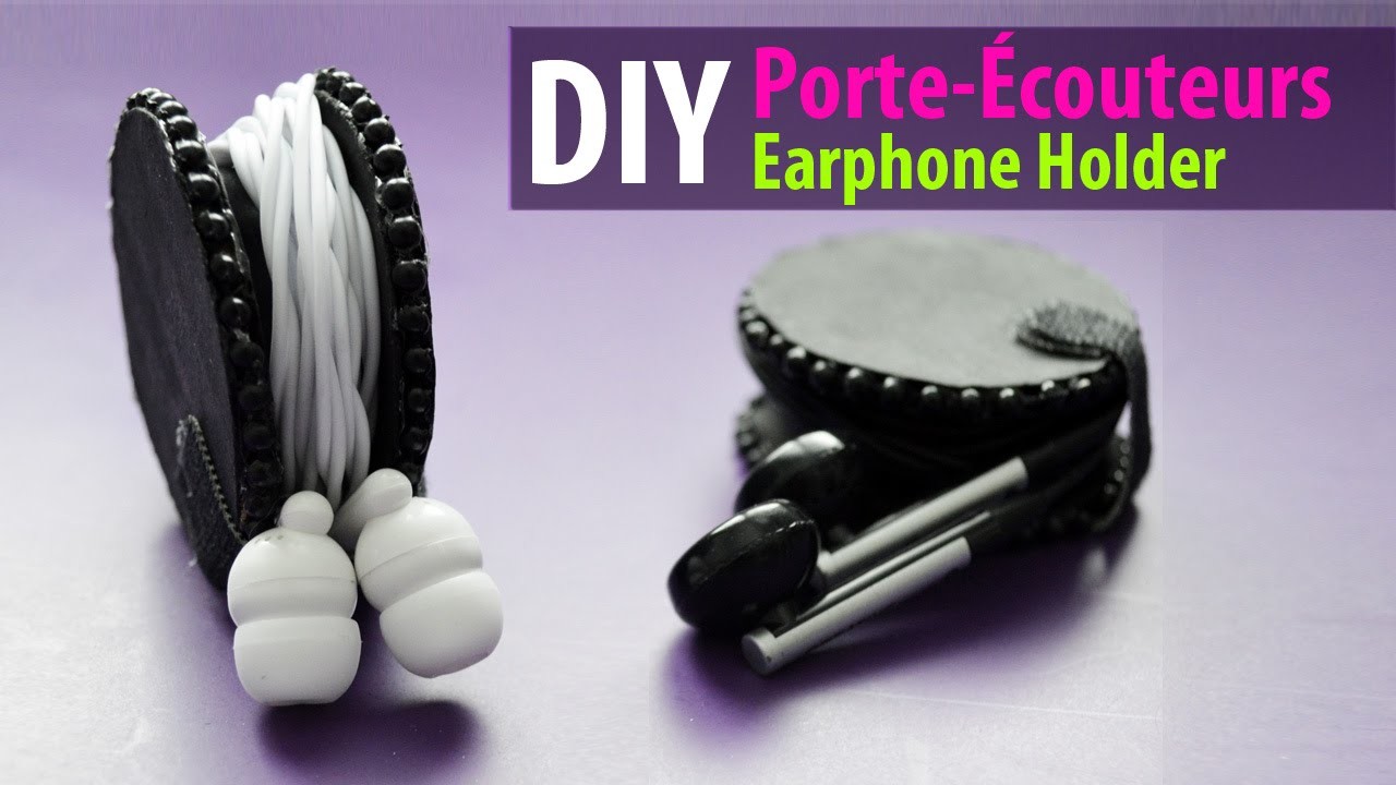 DIY Enrouleur pour écouteurs - Earphone Earbud Holder
