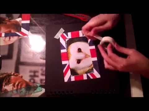 DIY decoration d'un album photos -laly beagle-