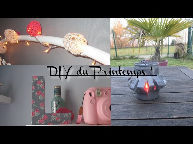 DIY N°4 | 4 DIY décoration simples et pas chers !