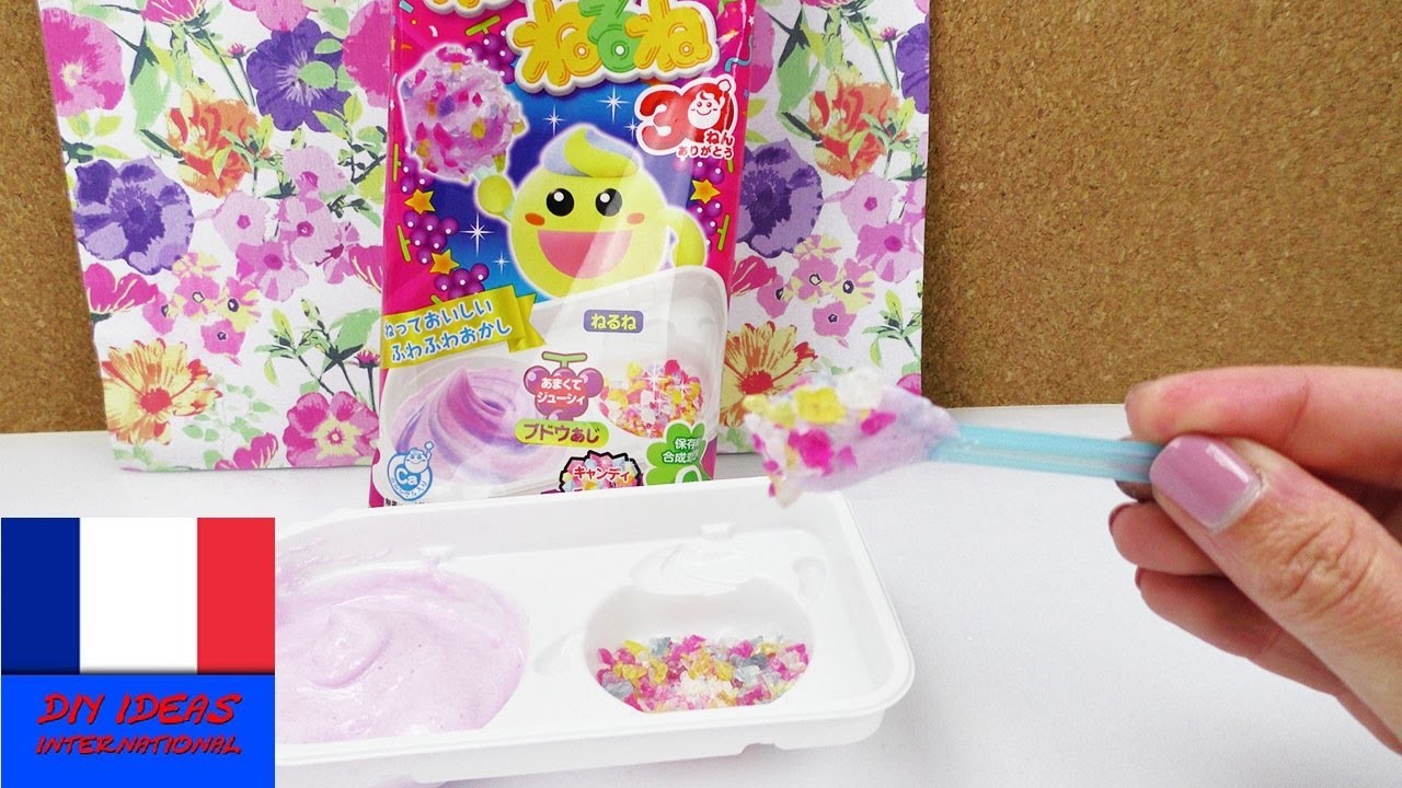 Kracie Popin' Cookin' Mousse saveur raisin | Kit DIY Pâte sucrée | Rigolo & Sympathique