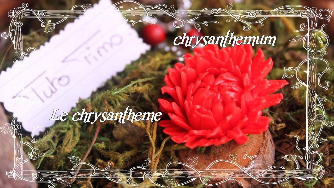 [♥✿ Tuto Fimo Fleur : le chrysanthème ✿♥] ~ [♥✿ Polymer Clay Tutorial Flower : chrysanthemum ✿♥]