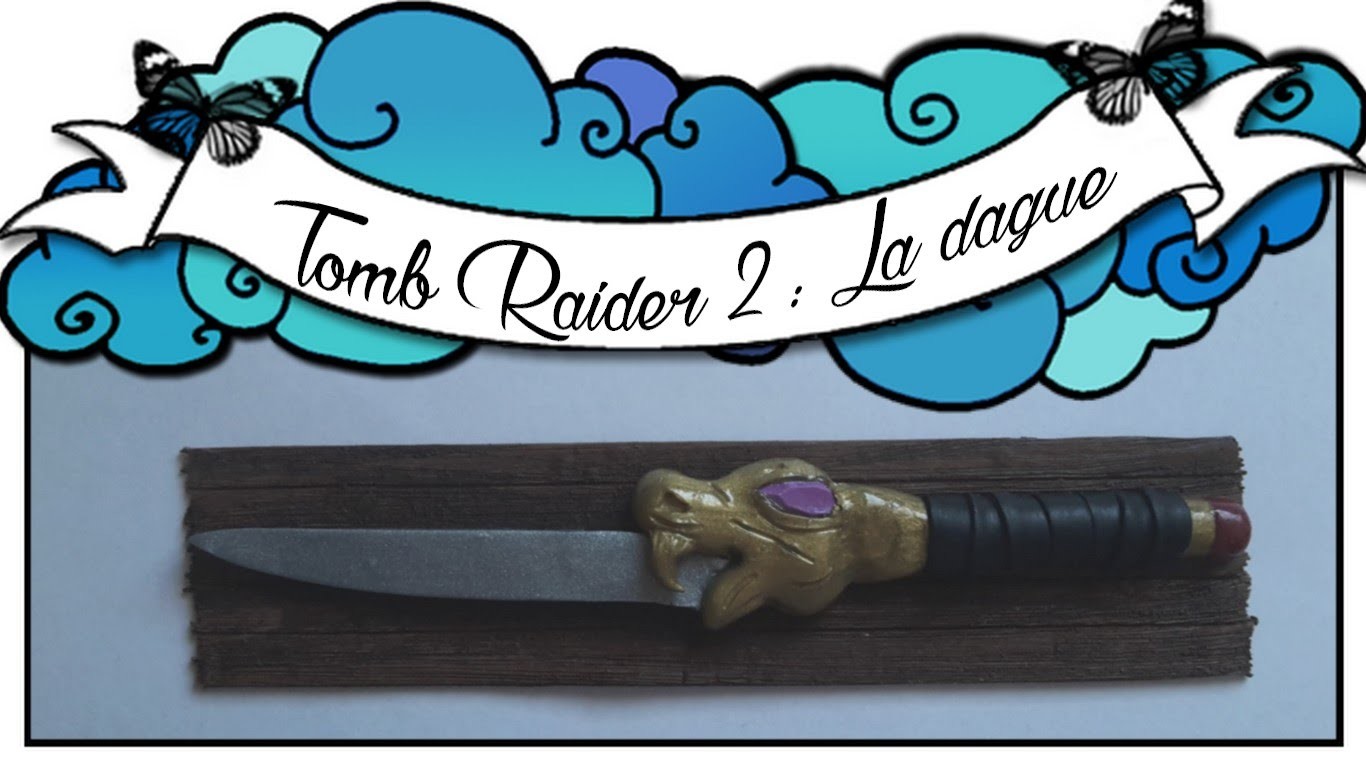 TUTO POLYMÈRE TOMB RAIDER - Tomb Raider II - polymer clay Tomb Raider