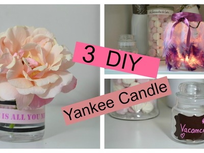 3 Idée de DIY avec des Yankee Candle ( facile )