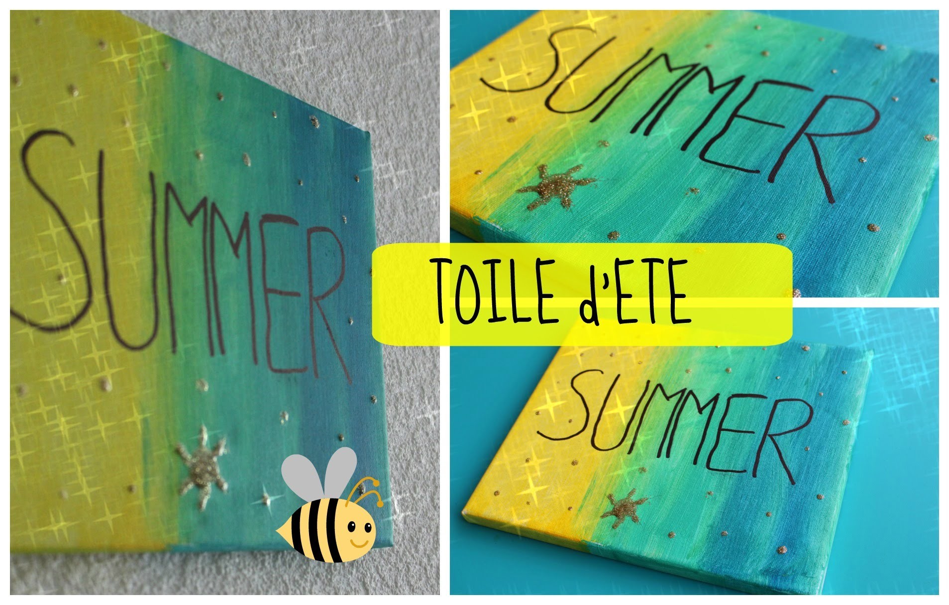 DIY : Toile Simple pour l'été. Summer Caneva
