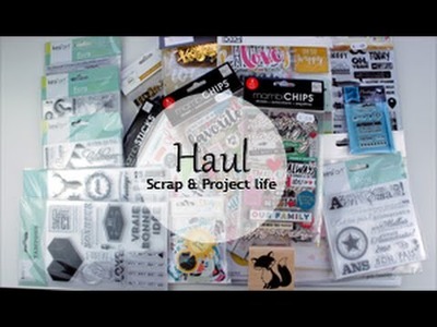 Haul #1 | Scrapbooking & Project Life