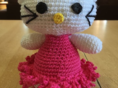 Tuto Hello Kitty spécial gaucher 2.2  au crochet