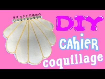 DIY | Tuto: Cahier coquillage