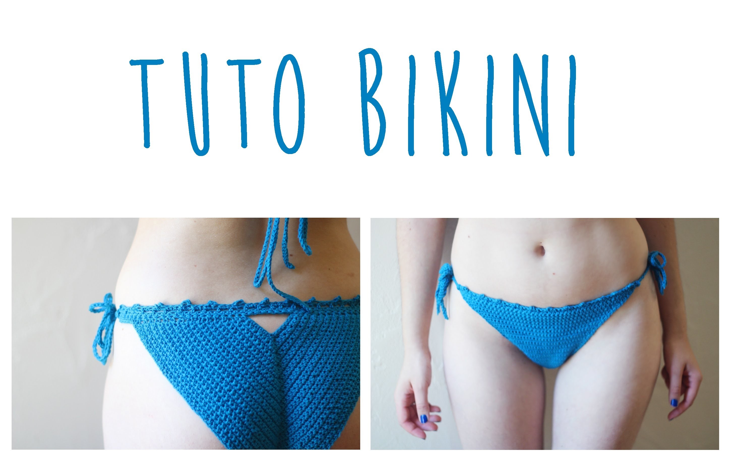 Tuto bikini au crochet pour l'été (bas)