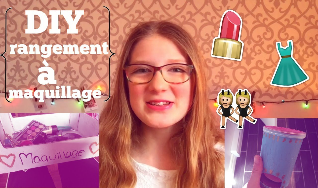 {DIY rangement à maquillage} Laurie Lavoie