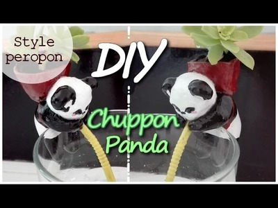 Diy panda plante, auto-nourrissante, style chuppon peropon