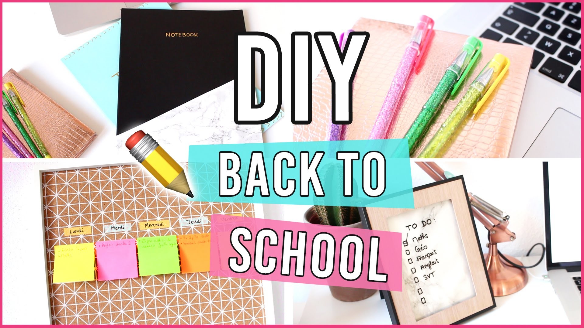 DIY BACK TO SCHOOL 2016 ✏️ Customisez vos fournitures scolaires !