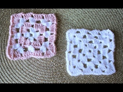 Tuto crochet Granny Square facile pour débutant #crochet #8