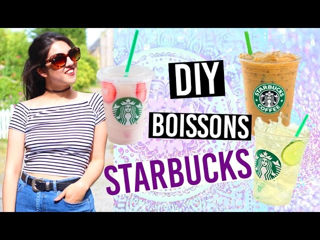 DIY • Boissons Starbucks à la maison | camillegrandxo