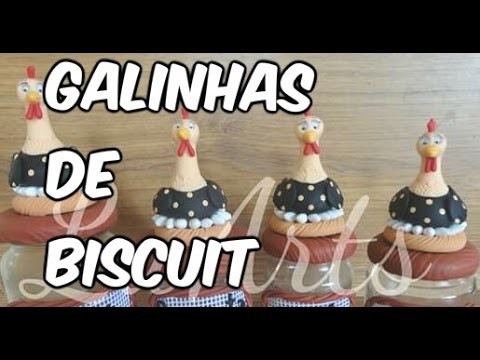 DIY GALINHAS DE BISCUIT PARTE 1