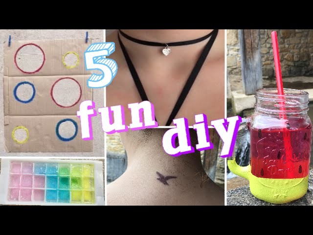 DIY | 5 fun diy à tester pour l'été