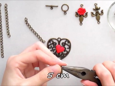 [Tuto #47] D I Y Collier "Reine de coeur"