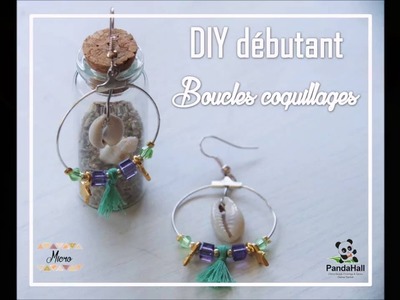 DIY bijou débutant : les créoles à coquillages