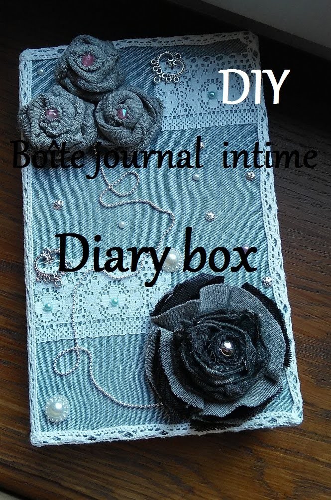 DIY Boîte pour journal intime (recyclage). DIY Diary box (recycling)