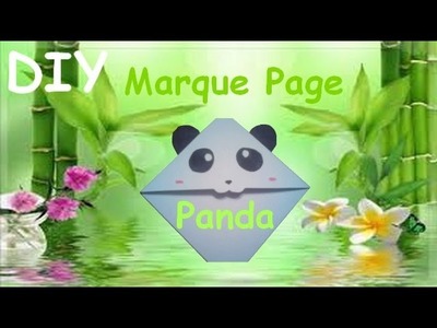 DIY Marque page Panda