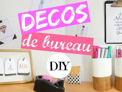 DIY DECORATIONS DE BUREAU [ BACK TO SCHOOL ] #1 + CONCOURS  w. Claire