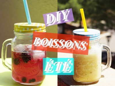 DIY Boissons ÉTÉ