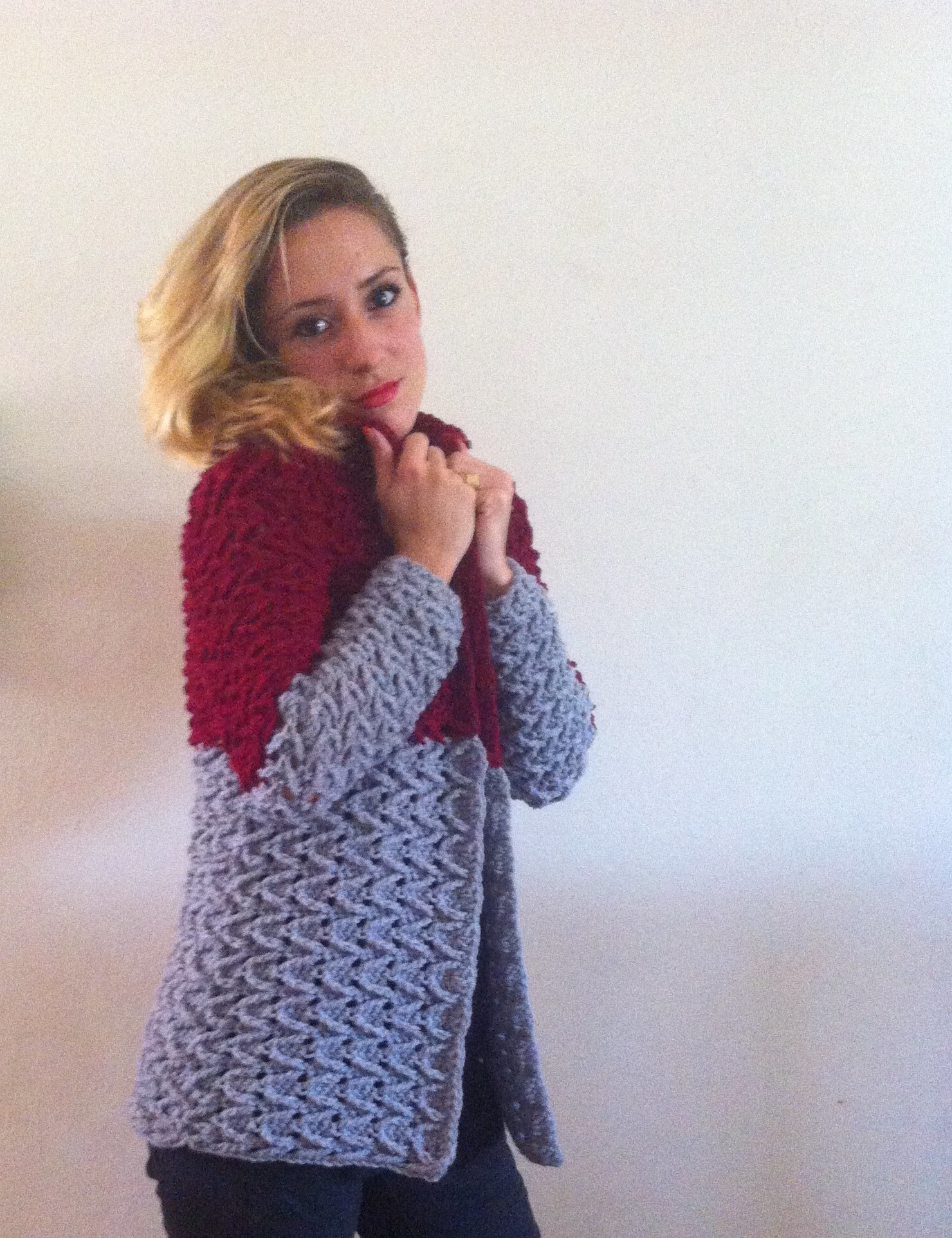 Tuto crochet:Magnifique cardigan veste manteau femme crochet facile 1.3