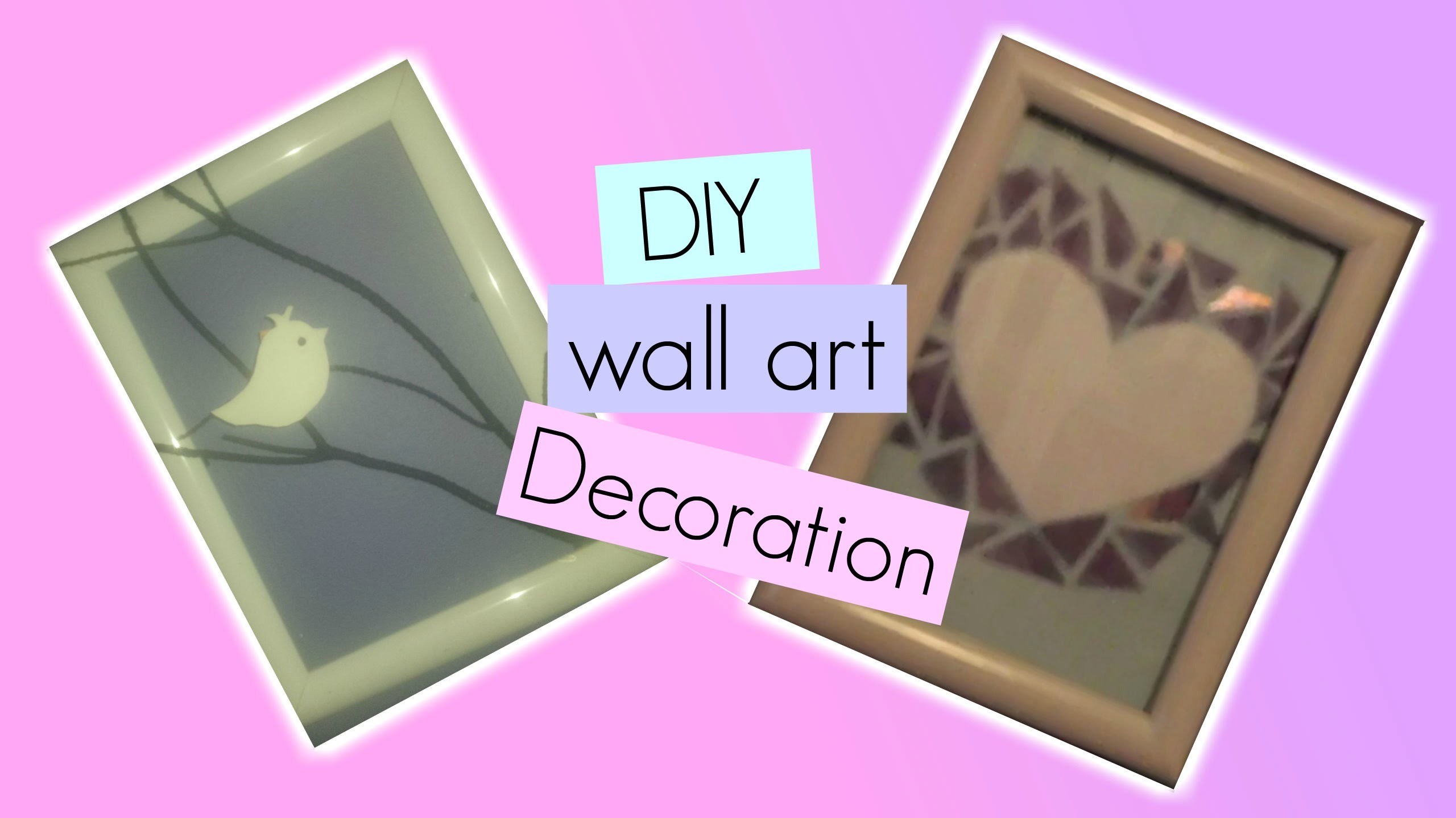 DIY cadre murale | elle c'est moi