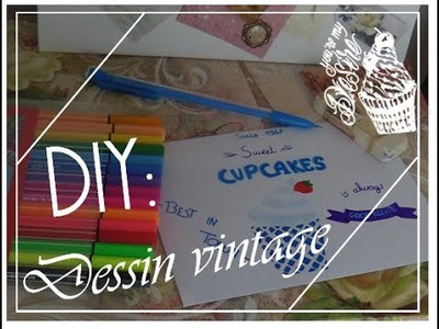 DIY: dessin vintage ♥