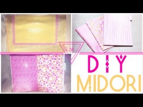 ✮ DIY ✮ Midori ✮ Cahier Japonnais en cuir | Leather Note Book ✮ Caly Beauty