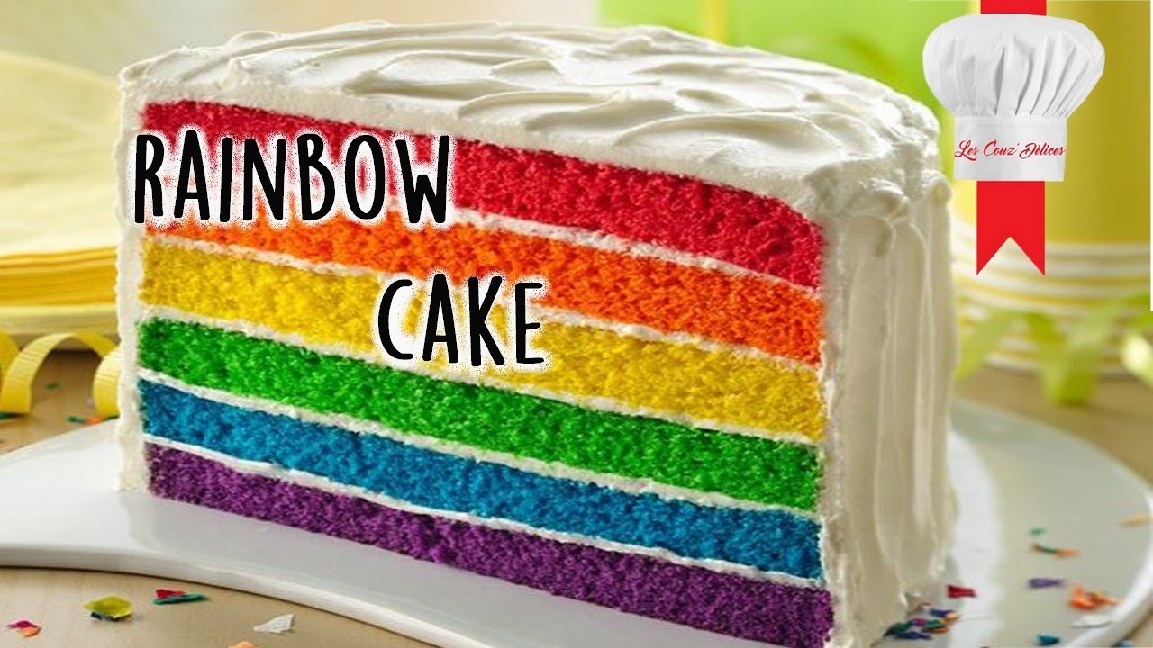Recette du Rainbow cake !