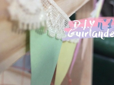 ☼ D.I.Y n°1 ☼ Guirlande fanion & pot de fleur  ♡