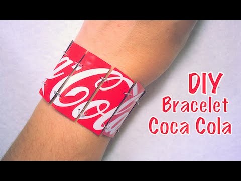DIY Recyclage Bracelet avec Canette de Coca