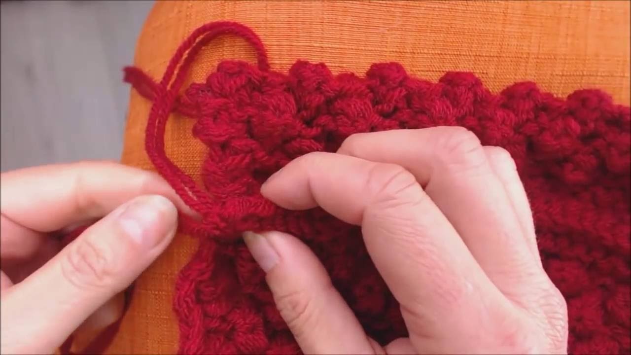 Apprendre à tricoter : assemblage au crochet