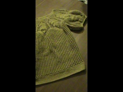 Blusa talla 34-36. Crochet. Parte 3.