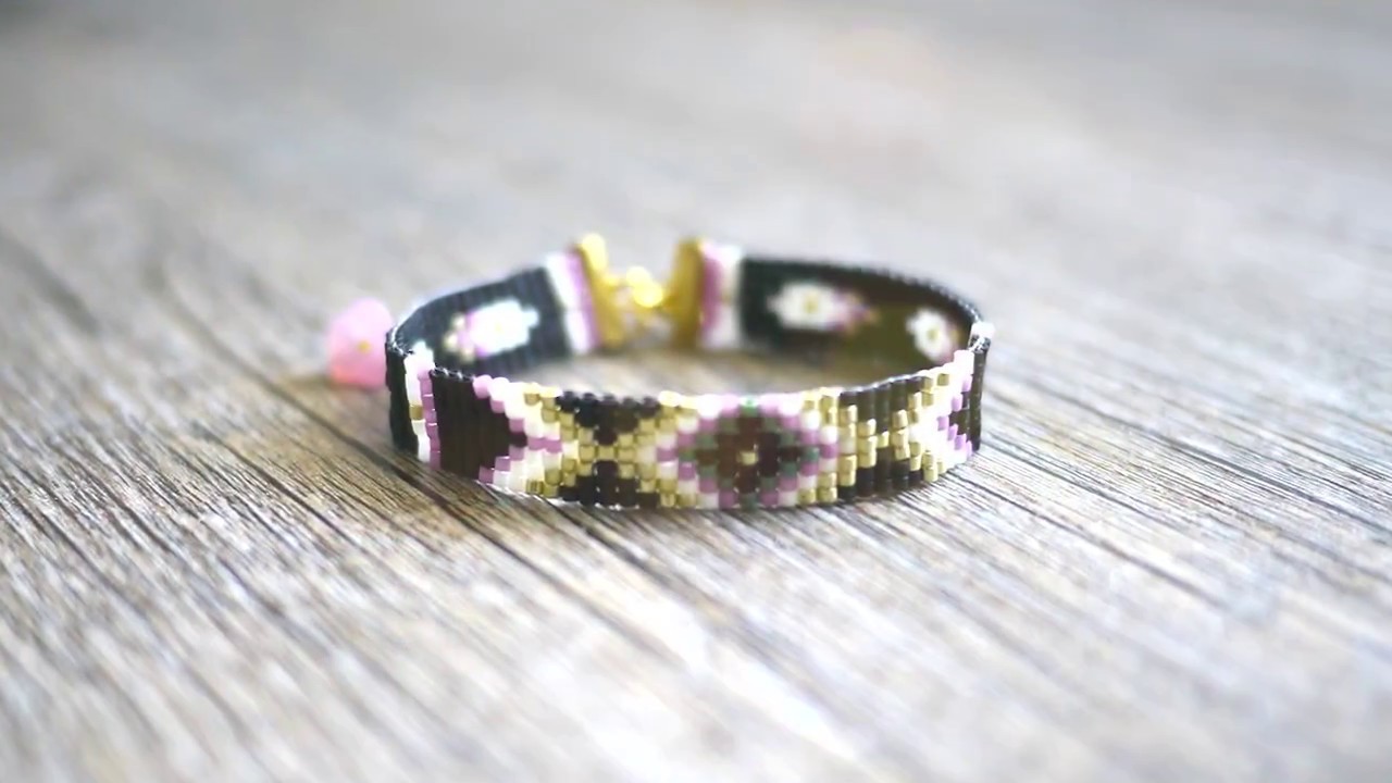 DIY (Tutoriel) d'un bracelet en perles Miyuki à partir d'un métier à tisser