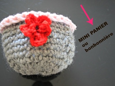 Mini panier  #tuto crochet débutant n° 10#
