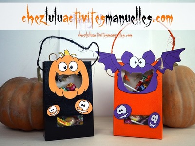 Sacs à bonbons pour Halloween - Activité manuelle - Bricolage enfant - DIY
